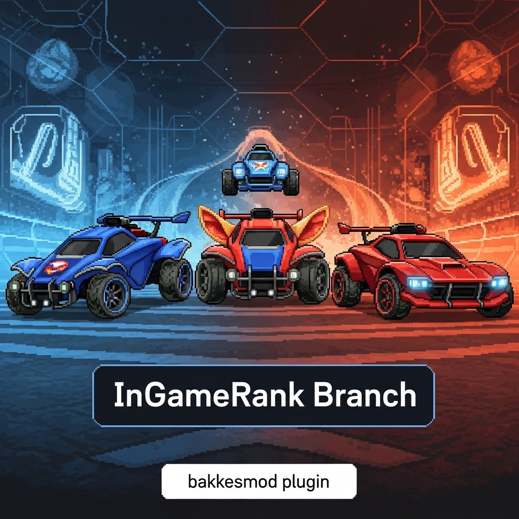 Three cars close to the camera are lined up in a stylish fashion with neon lighting and pixel style design.